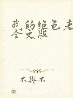 我的绝色老板娘全文版封面