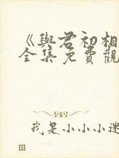 《与君初相识》全集免费观看