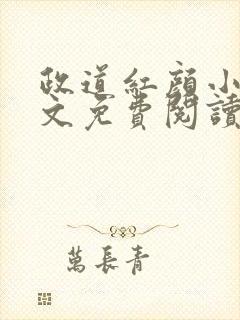 政道红颜小说全文免费阅读无弹窗封面