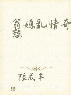 翁媳乱情奇思妙想封面