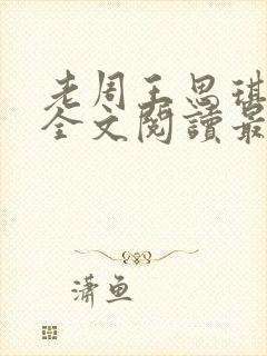 老周王思琪小说全文阅读最新章节更封面