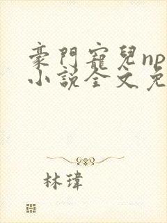 豪门宠儿npc小说全文免费阅读无弹窗