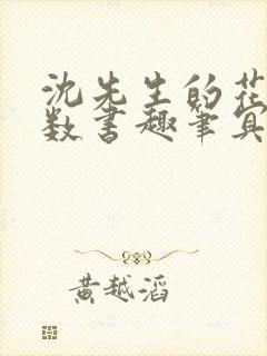 沈先生的花式调数书趣笔冥鸿封面