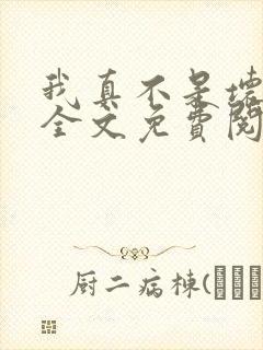 我真不是坏男人全文免费阅读