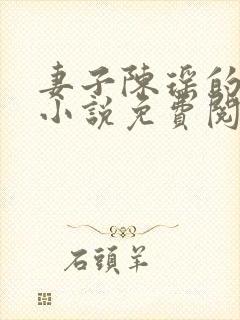 妻子陈瑶的秘密小说免费阅读