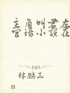 主角叫君左漫的官场小说在线阅读