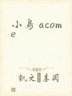 小鸟 acome