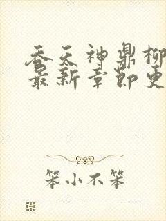 吞天神鼎柳无邪最新章节更新