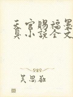 天官赐福墨香铜臭小说全文免费看封面