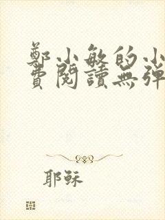 郑小敏的小说免费阅读无弹窗