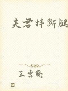 夫君摔断腿后封面