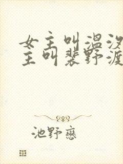 女主叫温汐月男主叫裴野渡的小说叫什么