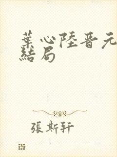 叶心陆晋元番外结局