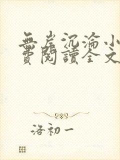 无岸沉沦小说免费阅读全文最新章节封面