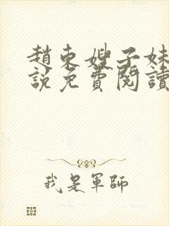 赵东嫂子妹妹小说免费阅读无弹窗封面