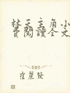 林天主角小说免费阅读全文