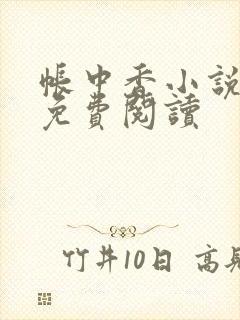 帐中香小说全文免费阅读封面