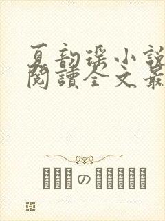 夏韵瑶小说免费阅读全文最新章节