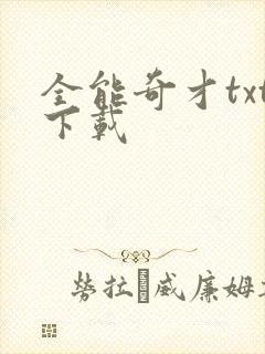 全能奇才txt下载