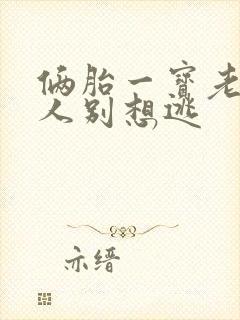 俩胎一宝老婆大人别想逃