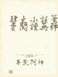 肆火小说笔趣免费阅读无弹窗封面