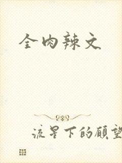 全肉辣文封面