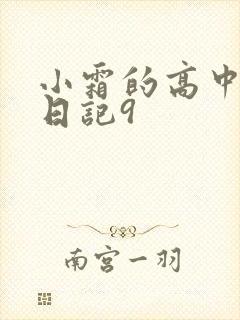 小霜的高中成长日记9