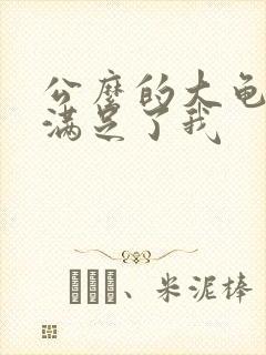 公么的大龟强大满足了我