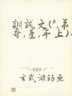 训诫文(*,弟哥,产,年上)小说