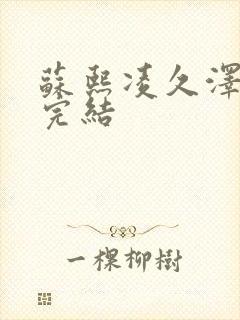 苏熙凌久泽全文完结封面