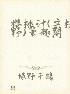 樱桃汁(宋枝江野)笔趣阁