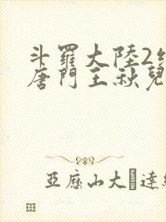 斗罗大陆2绝世唐门王秋儿