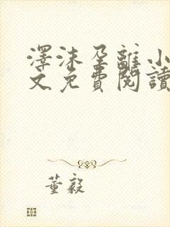 泽沫孕离小说全文免费阅读