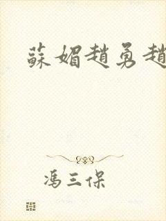 苏媚赵勇赵大宝封面