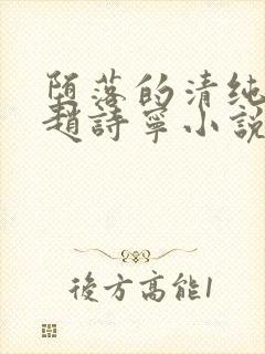 堕落的清纯校花赵诗宁小说全文免费阅读