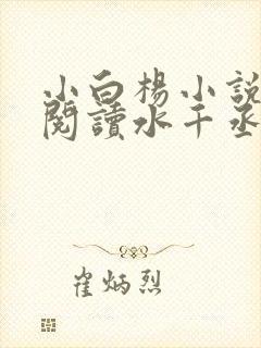小白杨小说免费阅读水千丞无删减