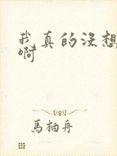 我真的没想重生啊封面