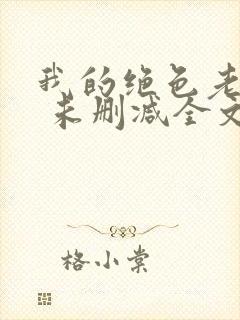 我的绝色老板娘 未删减全文封面