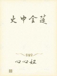 火中金莲封面