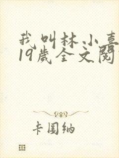 我叫林小喜今年19岁全文阅读