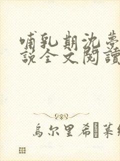 哺乳期沈梦溪小说全文阅读无弹窗封面