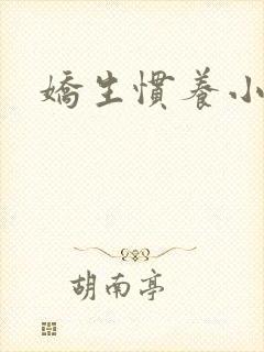 娇生惯养小说