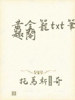 黄金笼txt笔趣阁