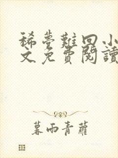 稀梦难回小说全文免费阅读无弹窗