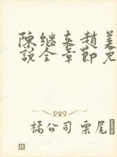 陈继来赵美媛小说全章节免费阅读