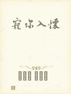 宠你入怀封面