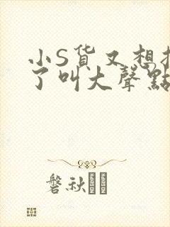小S货又想挨C了叫大声点小