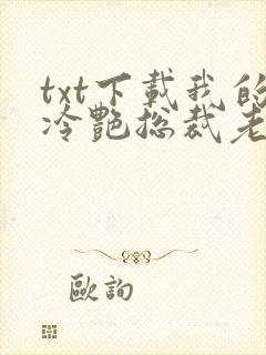 txt下载我的冷艳总裁老婆
