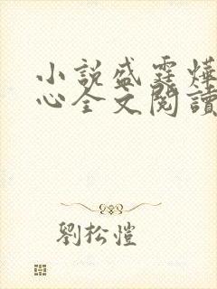 小说盛霆烨初之心全文阅读无弹窗封面