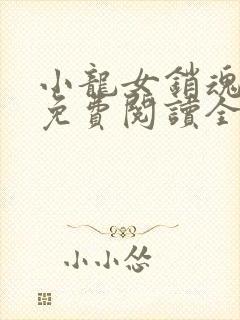 小龙女销魂小说免费阅读全文
